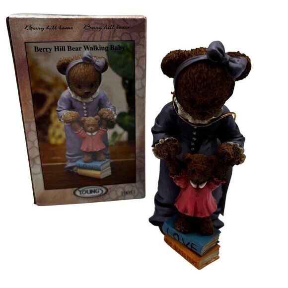 Vintage 1999 Berry Hill Bears Then Shalt Thou Walk in Thy Way Safely‎ Figurine - Picture 4 of 11